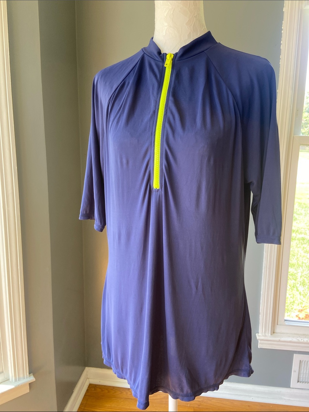 Boden Blue & Yellow Rash Guard Top - Picture 5 of 11